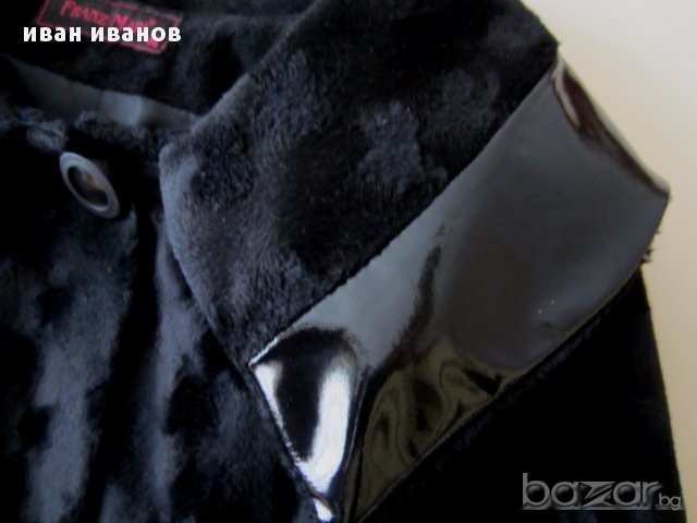 Еко палто-манто-черно, снимка 7 - Палта, манта - 16628253