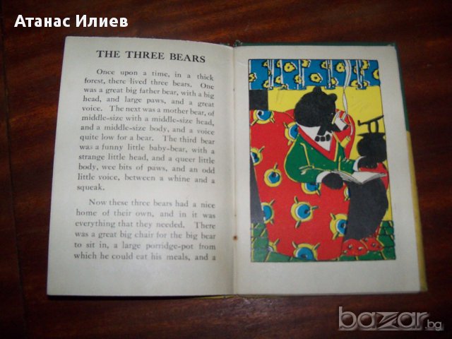  Стара детска книжка "Тhe three bears" американско издание от 1928г., снимка 3 - Детски книжки - 17156208