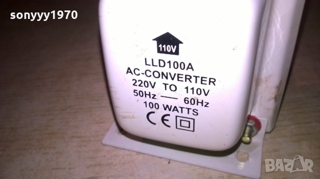 поръчан-lld100a ac-converter 220v to 110v 50hz-60hz-100watts, снимка 3 - Други - 24738520