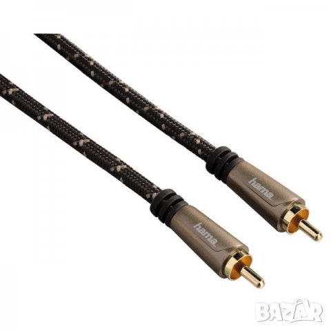  Аудио  коаксиален цифров кабелHАМА , Чинч-Чинч , позлатени конектори