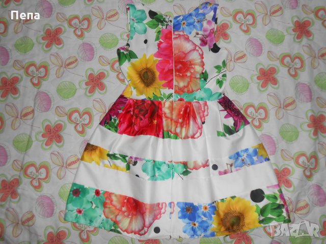 Слънчева стилна рокля размер L , снимка 5 - Рокли - 22462795