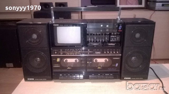 tensai rtc-8315 tv/triple cassette/tuner-внос швеицария, снимка 6 - Радиокасетофони, транзистори - 18605262