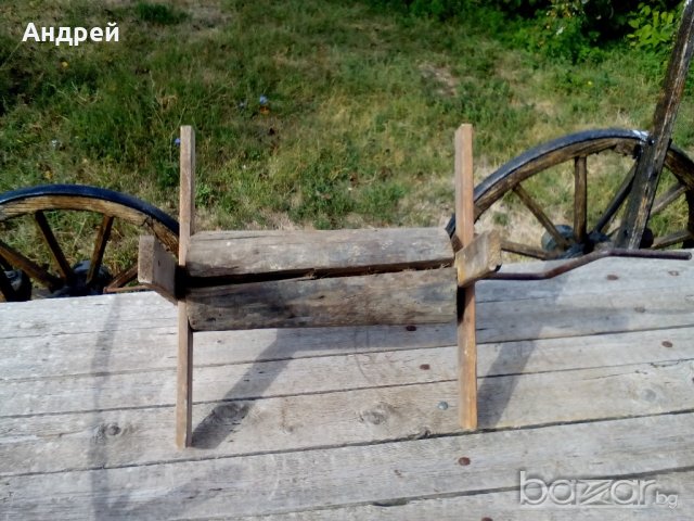 Старинно колело от геран,бунар, снимка 2 - Антикварни и старинни предмети - 16893680