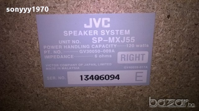 Jvc sp-mxj55/120watts/6ohms-2бр колони-внос швеицария, снимка 17 - Ресийвъри, усилватели, смесителни пултове - 16391109