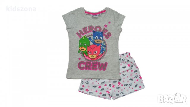 Детска пижама PJ Masks к.р. момиче за 3, 4, 5 и 6 г. - М1-3, снимка 2 - Детски пижами - 24687423