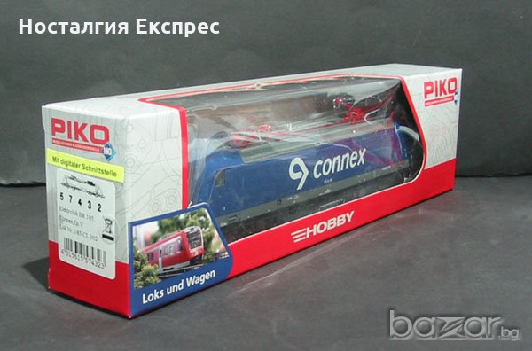 Piko Br185 Connex / Пико електрически локомотив Бр185 Конекс, снимка 4 - Колекции - 21085472