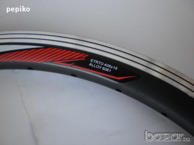 Продавам колела внос от Германия НОВИ алуминиеви двойностенни усилени шини 20 цола модел 2016г , снимка 5 - Части за велосипеди - 15533739