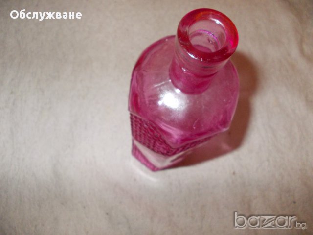 Декоративна бутилка релефно стъкло 💥, снимка 2 - Други - 16958493