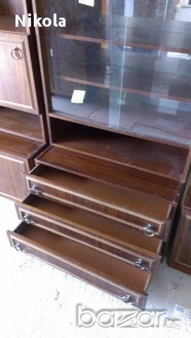 Секция, Библиотека , Шкаф с витрина, снимка 4 - Секции и витрини - 14727844