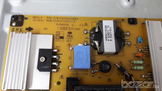 Продавам Main-EAX64272802(0),Инвертор-T315HW07 V8,T.con-T460HW03 VF CTRL BD от тв.LG-42LV355N-ZH , снимка 5 - Части и Платки - 18893060