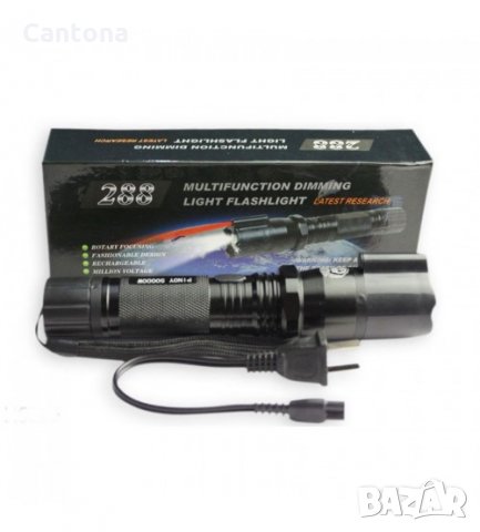 3 в 1 Електрошок с LED фенер и лазер MD-288, снимка 2 - Оборудване и аксесоари за оръжия - 15898772