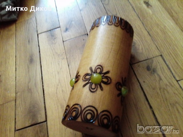 Дървена джаджа за моливи и други остри неща, снимка 2 - Декорация за дома - 19286548