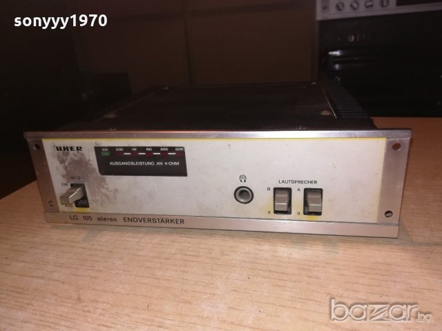 uher lg105 power amplifier-made in japan-внос швеицария, снимка 4 - Други - 20616936