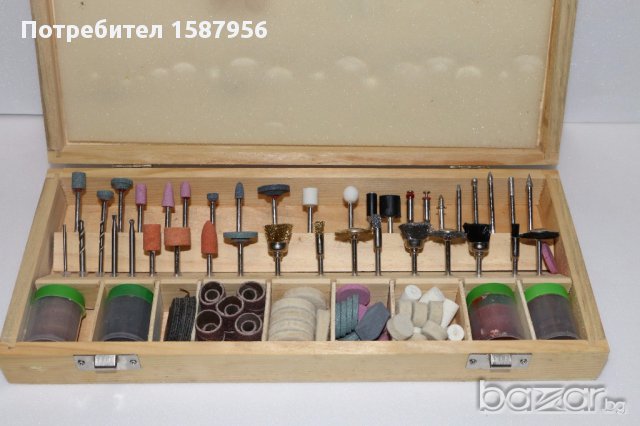 шлайф комплект 200 части за рязане, гравиране и полиране Mannesmann, нов, немски, внос от Германи, снимка 1 - Куфари с инструменти - 17076739
