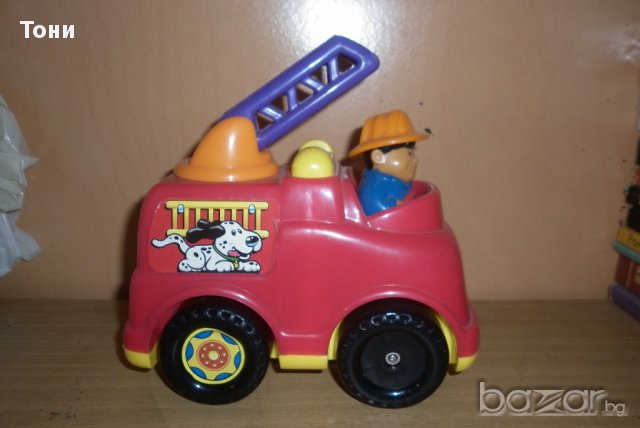 Ретро играчка Shelcore Toys, Fire Truck Toy, снимка 7 - Колекции - 12570154