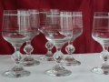 сервиз кристални чаши за вино и ракия , снимка 13
