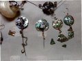 Бижута , сребро , кралски седеф и естествени камъни , снимка 4