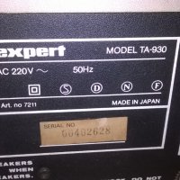 expert ta-930 stereo receiver pro sound-made in japan-внос швеция, снимка 15 - Ресийвъри, усилватели, смесителни пултове - 25742132