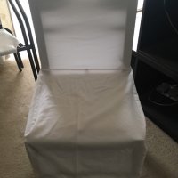 Банкетен калъф за стол в бяло, снимка 1 - Кетъринг - 25371868