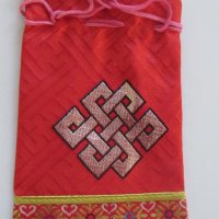  Традиционна торбичка тип пунгия от плат DELL от Монголия-15, снимка 2 - Други - 23456858