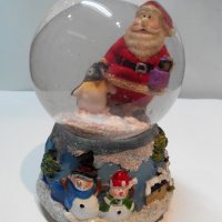 Преспапие с латерна  Дядо Коледа, снимка 6 - Музикални играчки - 24030900