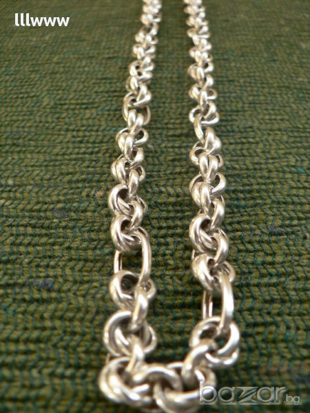 Сребърен ланец., снимка 1