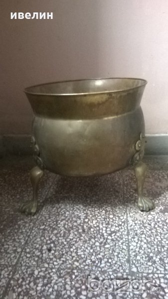 стар меден съд-мангал, снимка 1