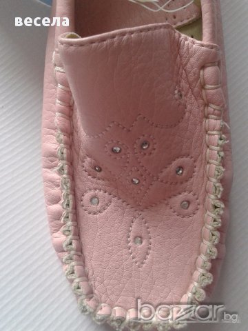Детски мокасини за момиче от еко кожа, в розово, анатомично стъпало, снимка 6 - Детски обувки - 10185084