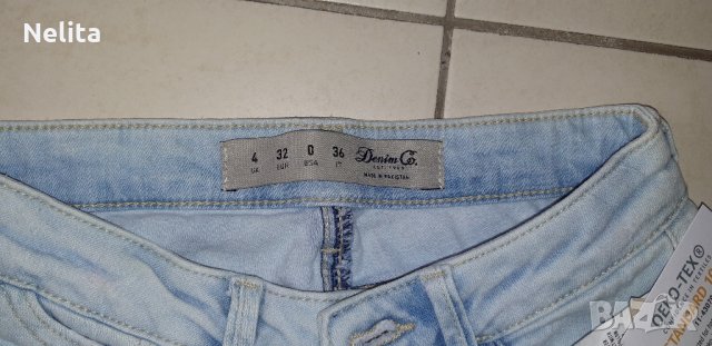 Момичешки дънки тип ГЪРЛФРЕНД - Girlfriend - размер 32, УК 4 , снимка 3 - Детски панталони и дънки - 26092495