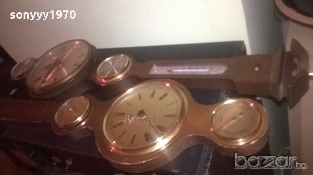 стари часовници с барометри-2бр х 165лв-внос швеицария, снимка 8 - Антикварни и старинни предмети - 19807788