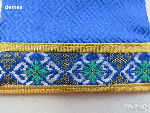 Традиционна торбичка тип пунгия от плат DELL от Монголия-13, снимка 7 - Други ценни предмети - 23414055