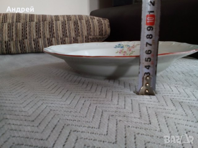 Стара порцеланова чиния,плато #2, снимка 5 - Антикварни и старинни предмети - 23819544