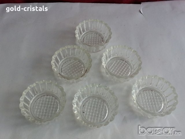 руски кристални свещници купички , снимка 5 - Декорация за дома - 20681553
