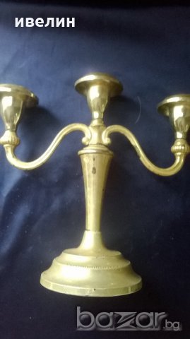 два посребрени метални свещници, снимка 4 - Антикварни и старинни предмети - 20249860