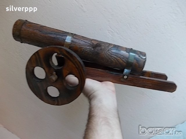  Дървен топ , снимка 5 - Антикварни и старинни предмети - 19591006