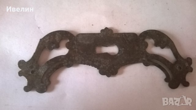 стара метална аликация,обков за мебел, снимка 2 - Антикварни и старинни предмети - 24826735