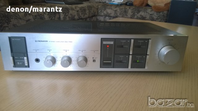 pioneer sa-740-stereo amplifier-made in japan-внос швеицария, снимка 13 - Ресийвъри, усилватели, смесителни пултове - 8259200