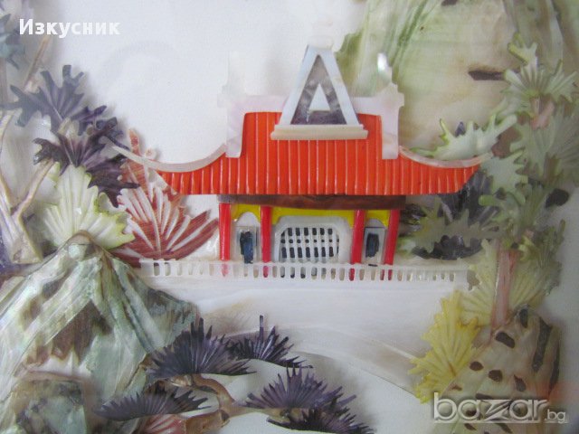 Източна картина от миди, снимка 2 - Декорация за дома - 16364830