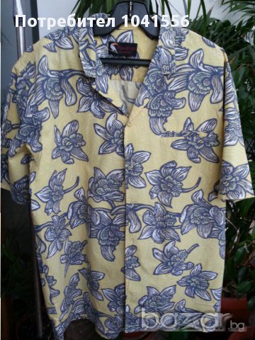 мъжка риза памук хавайка 