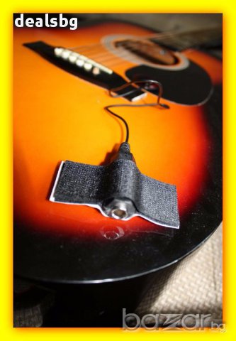 Пиезо адаптер,микрофон за музикални инструменти-китара, цигулка, укулеле, тамбура, снимка 5 - Струнни инструменти - 13603665