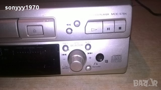 sony mce-s78k-video cd player-tokyo japan-внос швеицария, снимка 7 - Ресийвъри, усилватели, смесителни пултове - 26042672