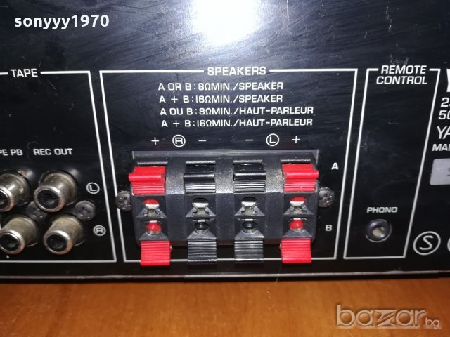 YAMAHA RX-450 stereo receiver-made in japan-внос швеицария, снимка 13 - Ресийвъри, усилватели, смесителни пултове - 20853991