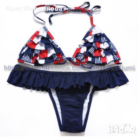 Бански костюм с харбали. Различни цветове, снимка 3 - Бански костюми - 22388021