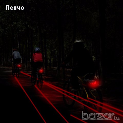 Стоп светлина за колело и мотор с лазер за безопасно каране, мигаща светлина, водоустойчив , снимка 15 - Аксесоари за велосипеди - 14531403