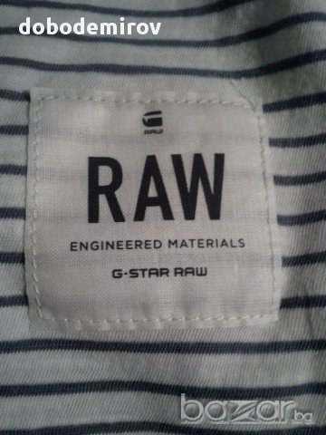 Нова мъжка тениска G Star Raw Wanvic Striped T Shirt, оригинал , снимка 10 - Тениски - 13794019