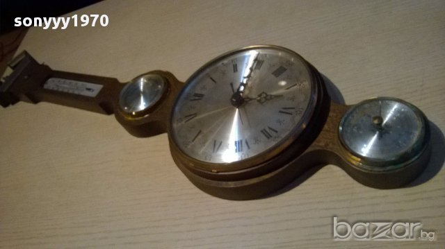 ПОРЪЧАН-Месинг-антика-ретро часовник с уреди 70/20см, снимка 13 - Антикварни и старинни предмети - 13739651