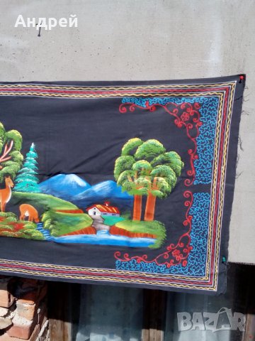 Старинен ковьор,покривка за стена #70, снимка 5 - Антикварни и старинни предмети - 24813477