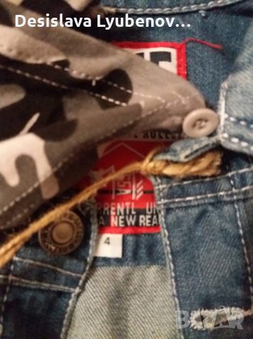 Дънково яке за момиче-Шанс за Боби-Благотворителен базар, снимка 3 - Детски якета и елеци - 23911410