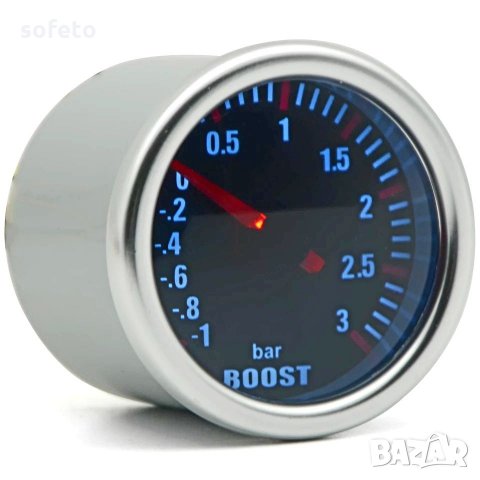 Бустметър 3 бара буустметър 3bar турбо boost буст метър бууст метър, снимка 2 - Аксесоари и консумативи - 25377430