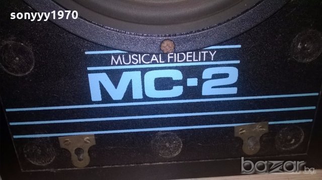 musical fdelity mc-2 made in elgland-49х29х26см-внос англия, снимка 9 - Тонколони - 18814811